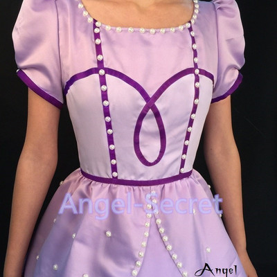 P146 sophia sofia costume with pearl the first princess