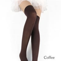 3 Colors Cosplay Basic Pure Color Thigh High Stocking SP130234 - Thumbnail 4