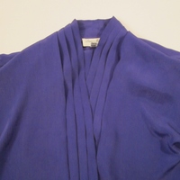 Chiffon Mulberry Pleat Blouse - Thumbnail 4