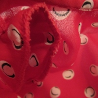 Red Poppy Sheer Tie-Blouse - Thumbnail 3