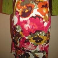 Size 12 Spring Pleated Pencil Skirt - Thumbnail 3