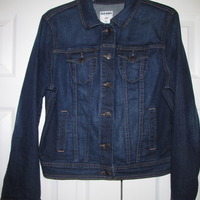 Size L Old Navy Jean Jacket - Thumbnail 2