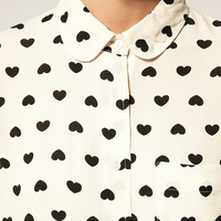 Polka Heart Blouse - Thumbnail 1
