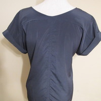 Size S OLD NAVY Asymmetrical Shirt Blouse - Thumbnail 2