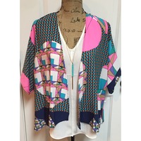 Geometric Cardigan - Thumbnail 3