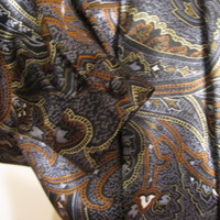 Size 4 (Med Fit) "AS IS" Vintage Paisley Print Blouse - Thumbnail 1