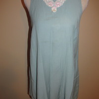 Size M Spring Shirt Dress - Thumbnail 2