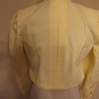 Size S Vintage Pleated Cropped Jacket - Thumbnail 3