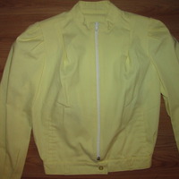 Size S Vintage Pleated Cropped Jacket - Thumbnail 4