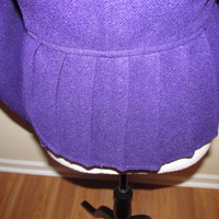 Size M NEW Peplum Pleated Blazer Jacket - Thumbnail 4