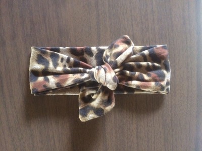 Leopard Tie Knot Headwrap