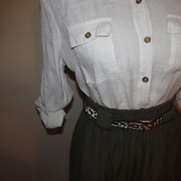 Size XL Button Down Blouse - Thumbnail 1