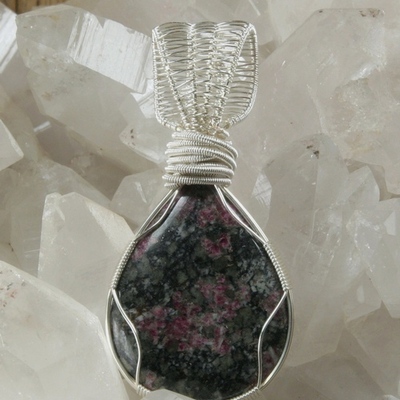 Eudialyte pendant
