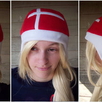Denmark, Sweden, or Finland Flag Hetalia Hat - Thumbnail 1