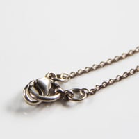 Cast Sterling Silver Shell Necklace with Freshwater Pearl - Thumbnail 4