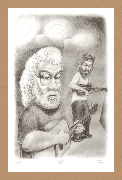 Jerry Garcia & David Grisman 2012 Print