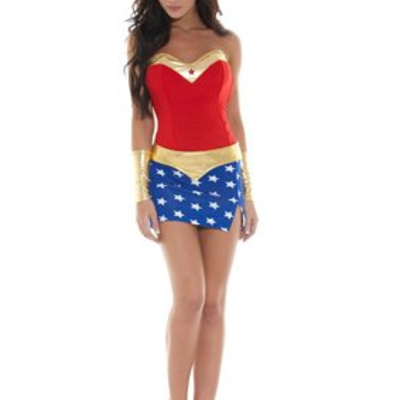 3pcs set wonder woman costume - Thumbnail 4