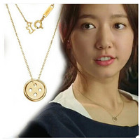 "Pinocchio" 2015 kdrama Button necklace    - Thumbnail 2