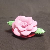 Glitter Rose Brooch - Thumbnail 1