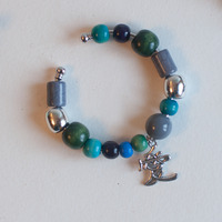 Love Chinese Character Cuff Bracelet BC0795 - Thumbnail 4