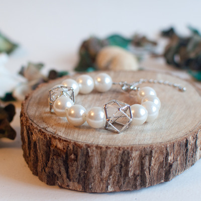 Geometric metal bracelet bl0797