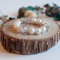 Geometric Metal Bracelet BL0797 - Thumbnail 1