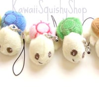 Kawaii Turtle Plush with Cell phone strap - Thumbnail 1
