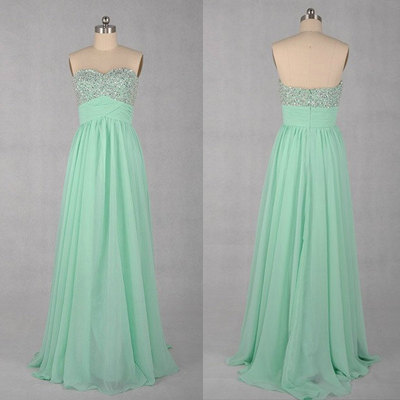 Sweetheart prom dress ,long prom dress, peach prom dress,pd380097