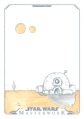 Star Wars MasterWork Sketch Card #2