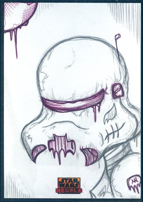 Topps Star Wars Rebels Sketch Card #1
