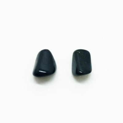 Onyx stud earrings crystal mineral studs