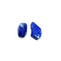 Lapis Lazuli Earrings Crystal Mineral Studs