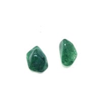 Aventurine Stud Earrings Polished Gemstone Posts