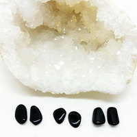 Onyx Stud Earrings Crystal Mineral Studs - Thumbnail 1