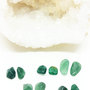 Aventurine Stud Earrings Polished Gemstone Posts-1