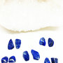 Lapis Lazuli Earrings Crystal Mineral Studs-2