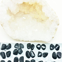 Onyx Stud Earrings Crystal Mineral Studs - Thumbnail 3