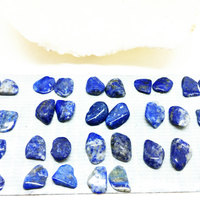 Lapis Lazuli Earrings Crystal Mineral Studs - Thumbnail 3