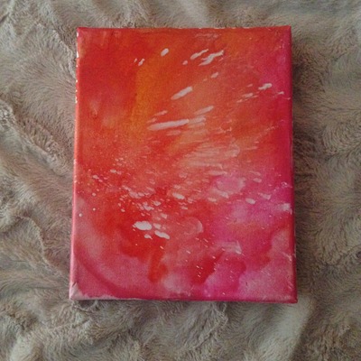 Warm galaxy canvas