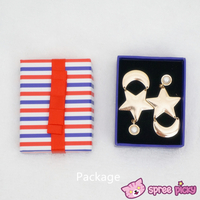  Cosplay Anime Sailor Moon Crystal Moon and Star Earring SP141001 - Thumbnail 3