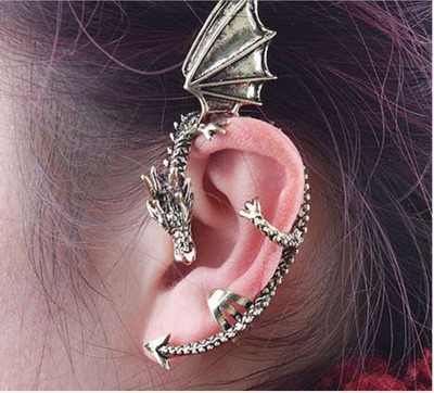 Flying Dragon Ear Cuff
