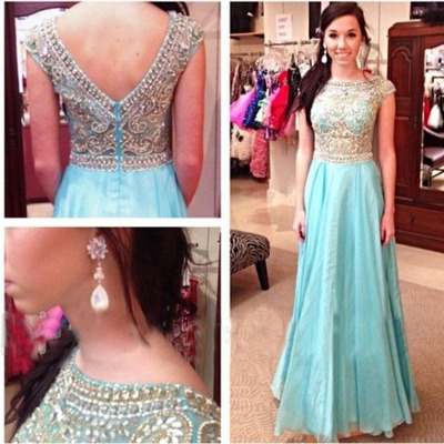 Unique prom dress, chiffon prom dress, prom dress 2015, cheap prom dress,pd380090