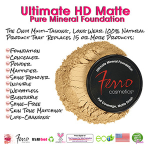 Ultimate Coverage- Foundation and Brush Set for Acne, Rosacea, and pigmentation - Thumbnail 1