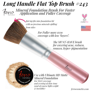 Ultimate Coverage- Foundation and Brush Set for Acne, Rosacea, and pigmentation - Thumbnail 2