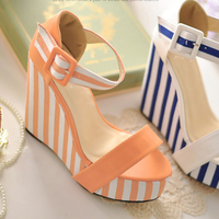 Summer Stripes Wedges - Thumbnail 4