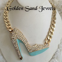 Stiletto heel necklace
