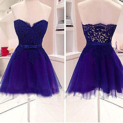 Short prom dress, purple prom dress, cheap prom dress, lace prom dress, cute prom dress, bd14303