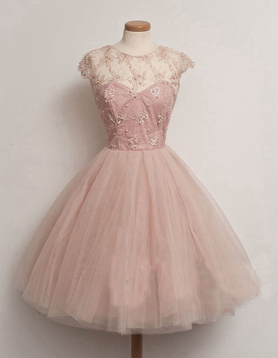 short prom dress, pink prom dress, A-line prom dress, cute prom dress, pretty prom dress, BD14302