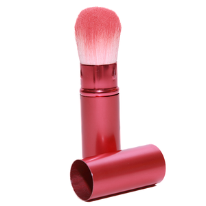 Pink Retractable Fabuki Mineral Foundation Brush - Thumbnail 1