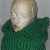 Thick & Heavy Crochet Infinity Scarf - Thumbnail 1